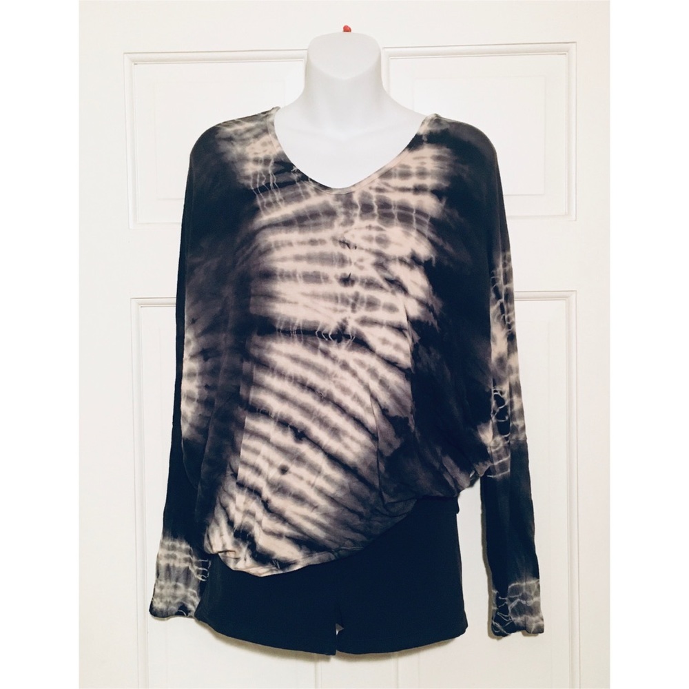 Enti Tie Dye Long Sleeve Top Medium